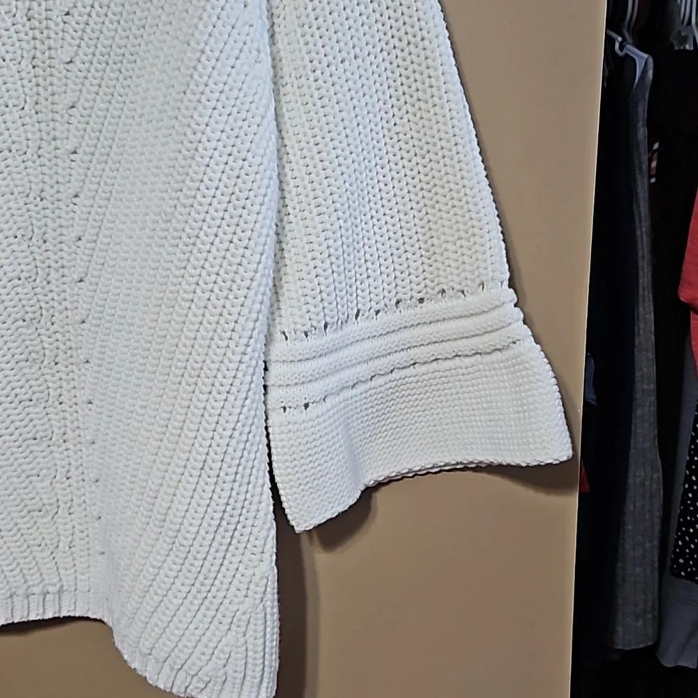 Anthropologie White Knit Sweater - Picture 6 of 13